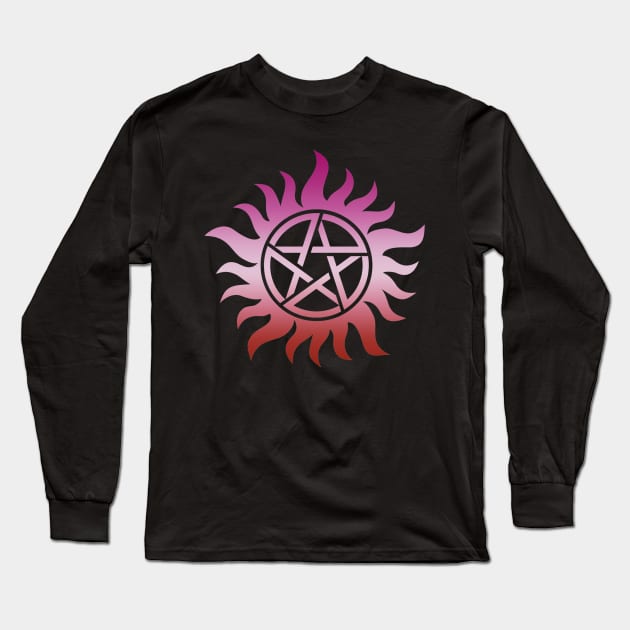 Supernatural Lesbian Pride Long Sleeve T-Shirt by AcacianCreations